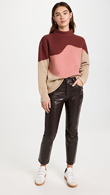 商品Theory|Brushed Intarsia Sweater,价格¥3294,第6张图片详细描述