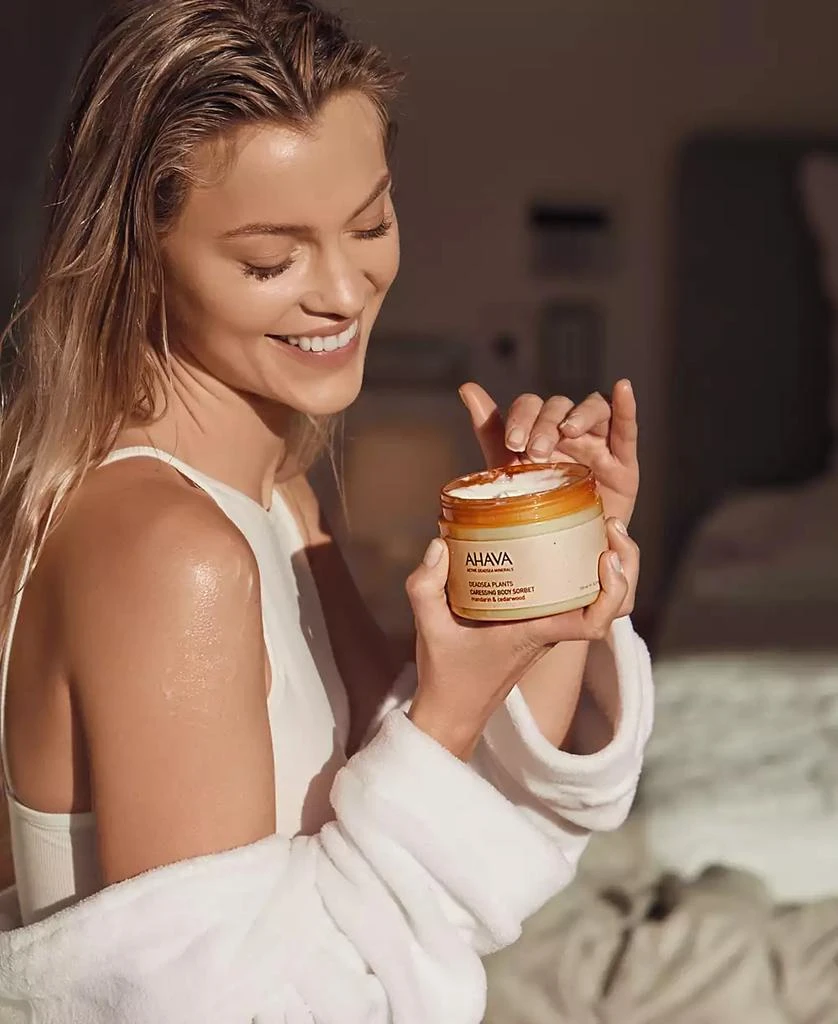 商品AHAVA|Mandarin and Cedarwood Caressing Body Sorbet, 12.3 oz,价格¥269,第3张图片详细描述