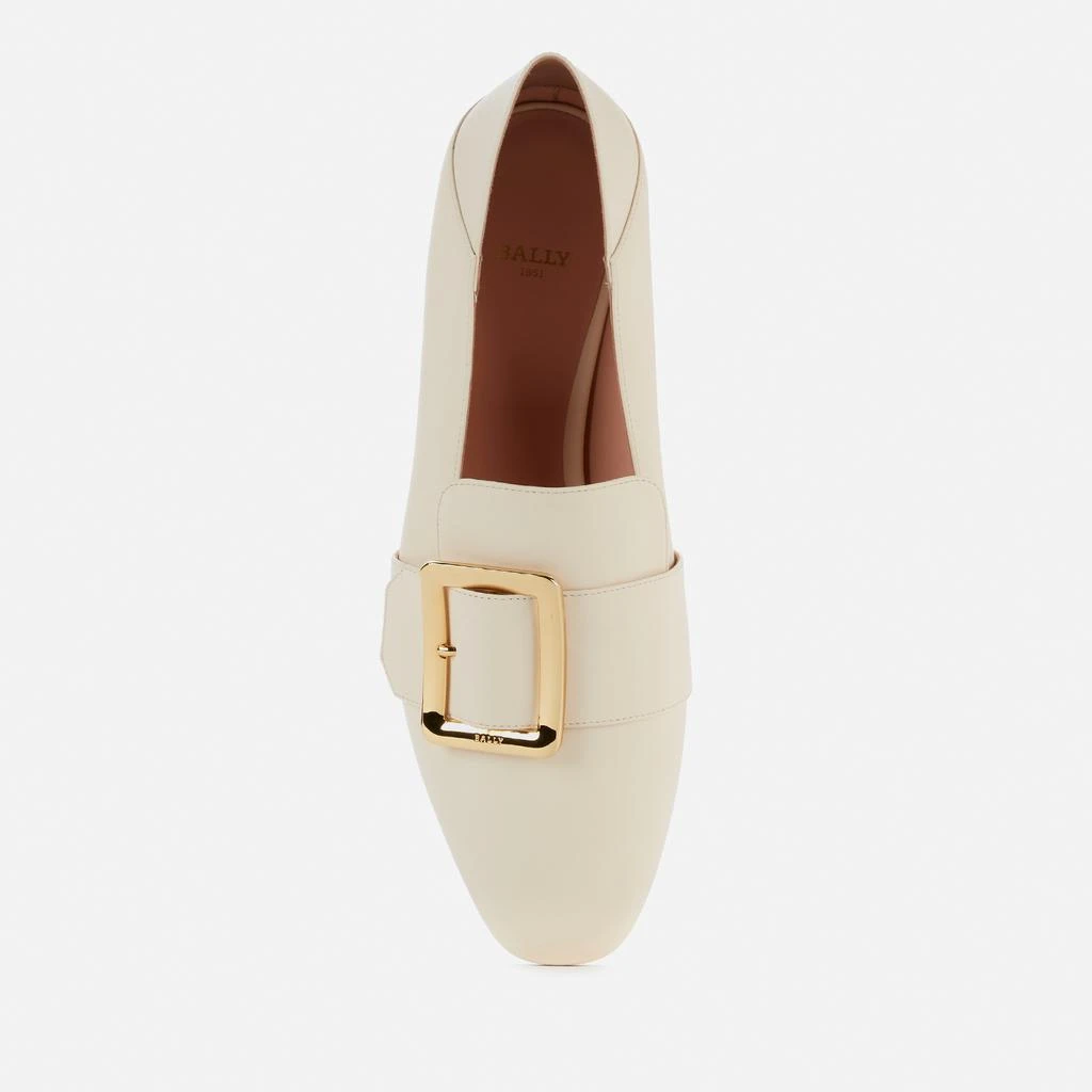 商品Bally|Bally Women's Janelle 40 Leather Heeled Shoes - Bone,价格¥1551,第3张图片详细描述
