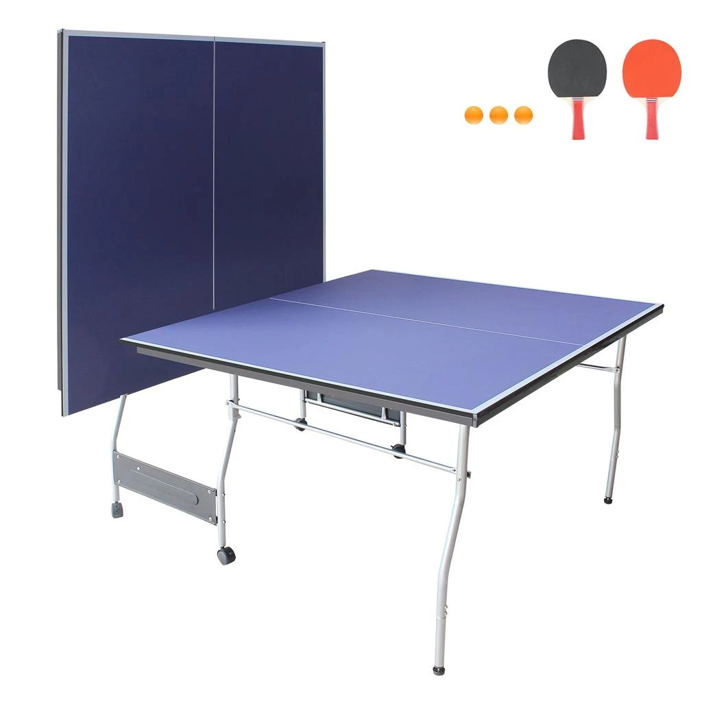 Streamdale Foldable Midsize Table Tennis Table with Paddles 商品