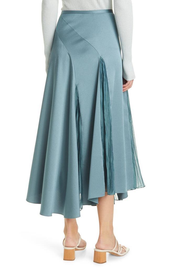 商品Vince|Mixed Media Panel Asymmetrical Skirt,价格¥938,第4张图片详细描述