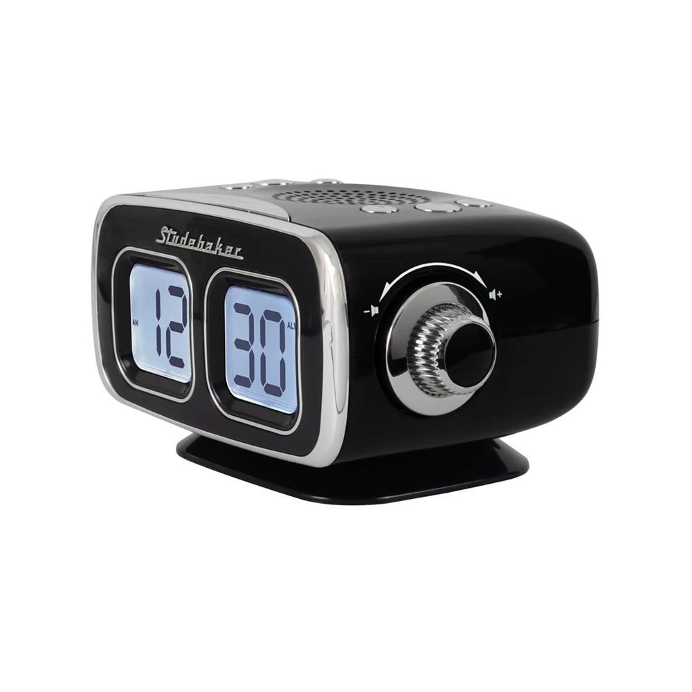 商品Studebaker|SB3500BK Roommate Retro Digital Bluetooth AM/FM Clock Radio,价格¥374,第3张图片详细描述