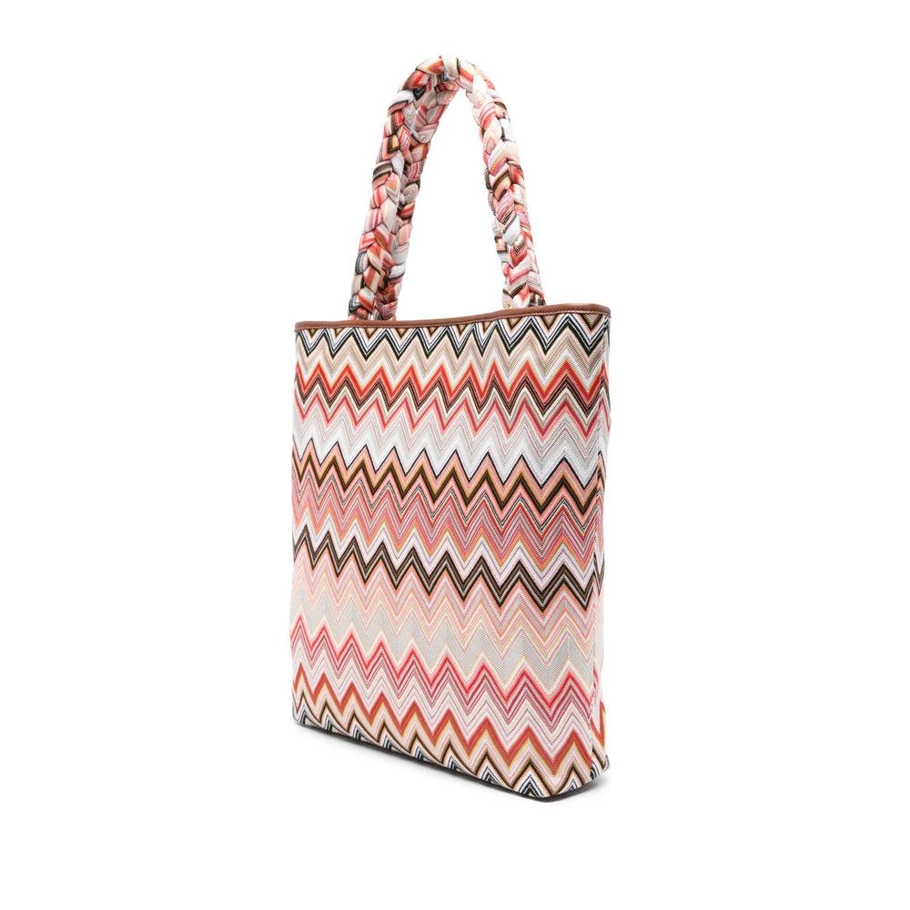 商品Missoni|Leather Tote Bags,价格�¥4273,第5张图片详细描述