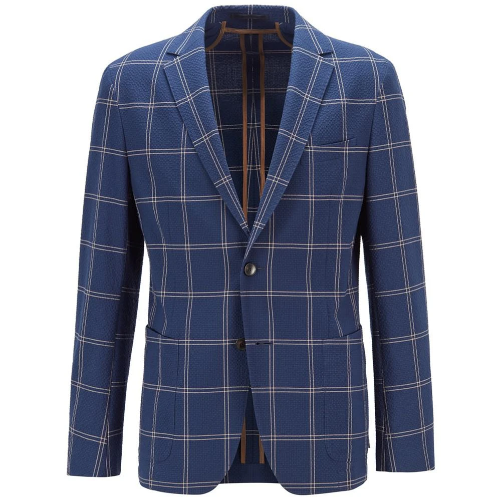 商品Hugo Boss|BOSS Men's Seersucker Slim-Fit Jacket,价格¥2388,第3张图片详细描述
