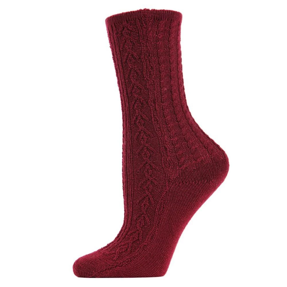 商品Memoi|Classic Day Knit Women's Crew Socks,价格¥133,第1张图片详细描述