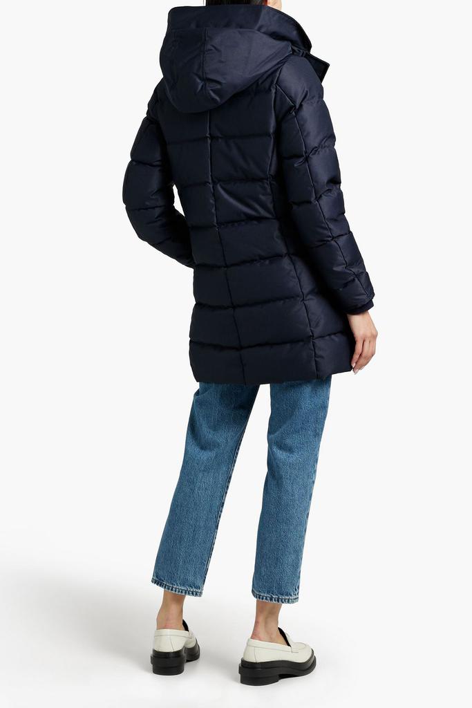 Quilted twill hooded down coat商品第1张图片规格展示