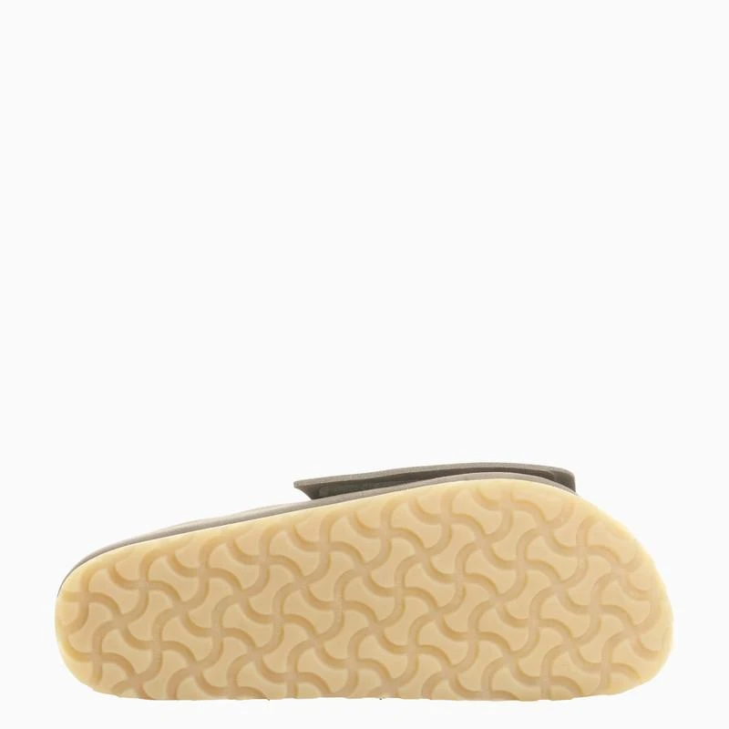 The Los Feliz taupe suede slide 商品