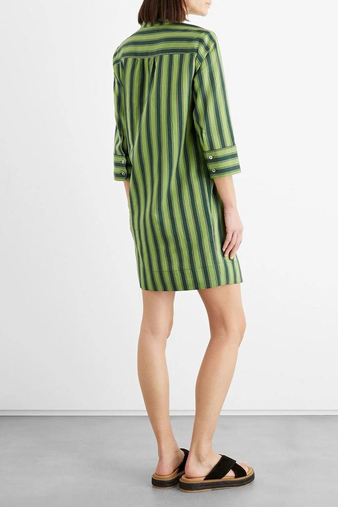 商品IRIS & INK|Cleo striped Lyocell-blend mini dress,价格¥863,第3张图片详细描述