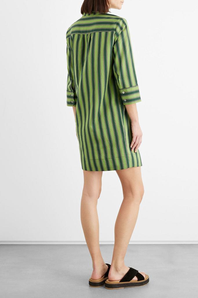 商品IRIS & INK|Cleo striped Lyocell-blend mini dress,价格¥1910,第3张图片详细描述