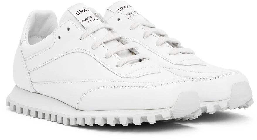 商品Comme des Garcons|White Spalwart Edition Hybrid Low Sneakers,价格¥661,第4张图片详细描述