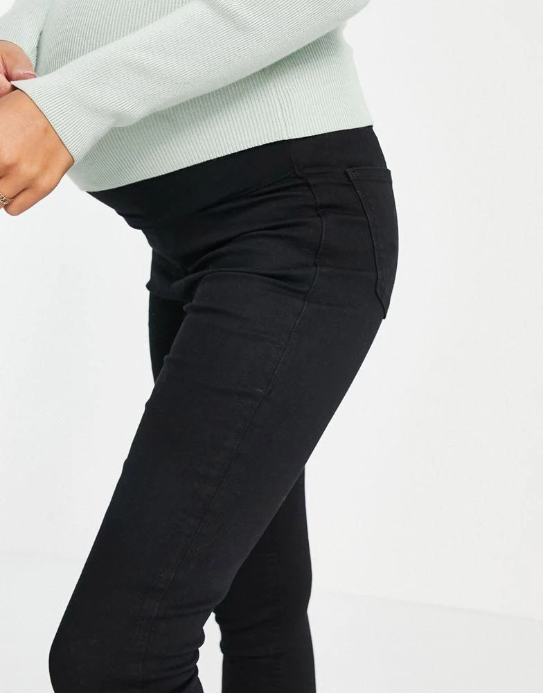 商品Topshop|Topshop Maternity under bump Joni jean in black,价格¥201,第3张图片详细描述
