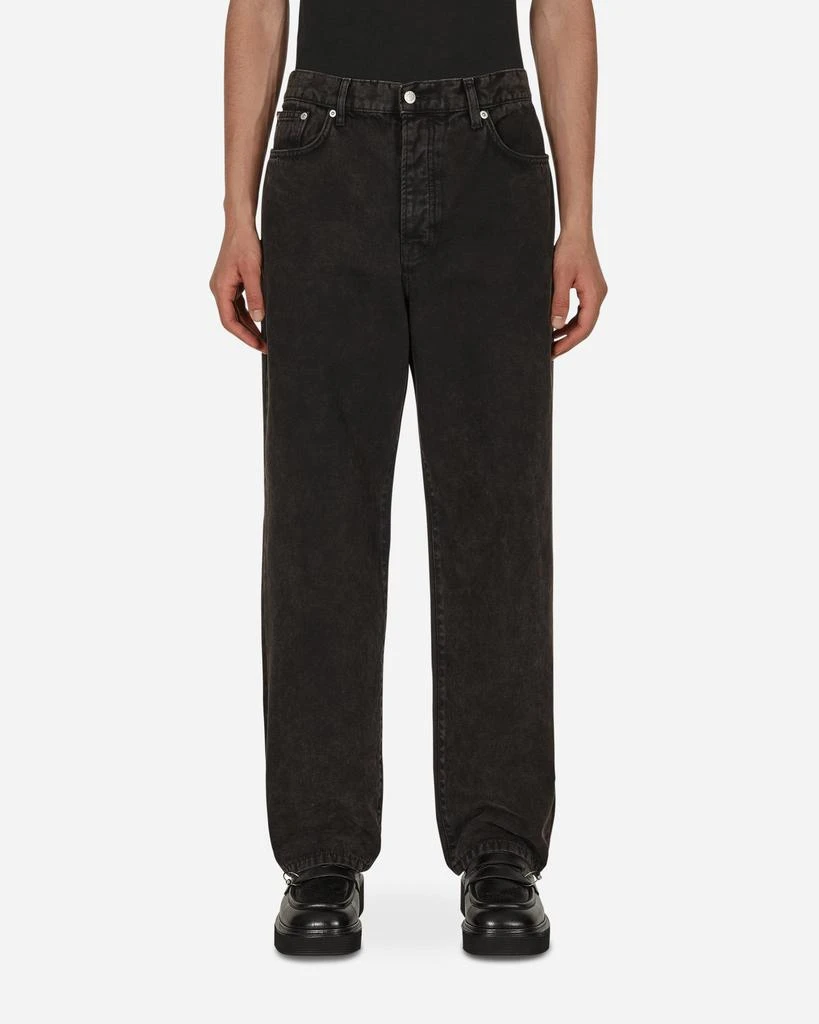 商品STUSSY|Washed Canvas Big OL' Jeans Black,价格¥1264,第1张图片