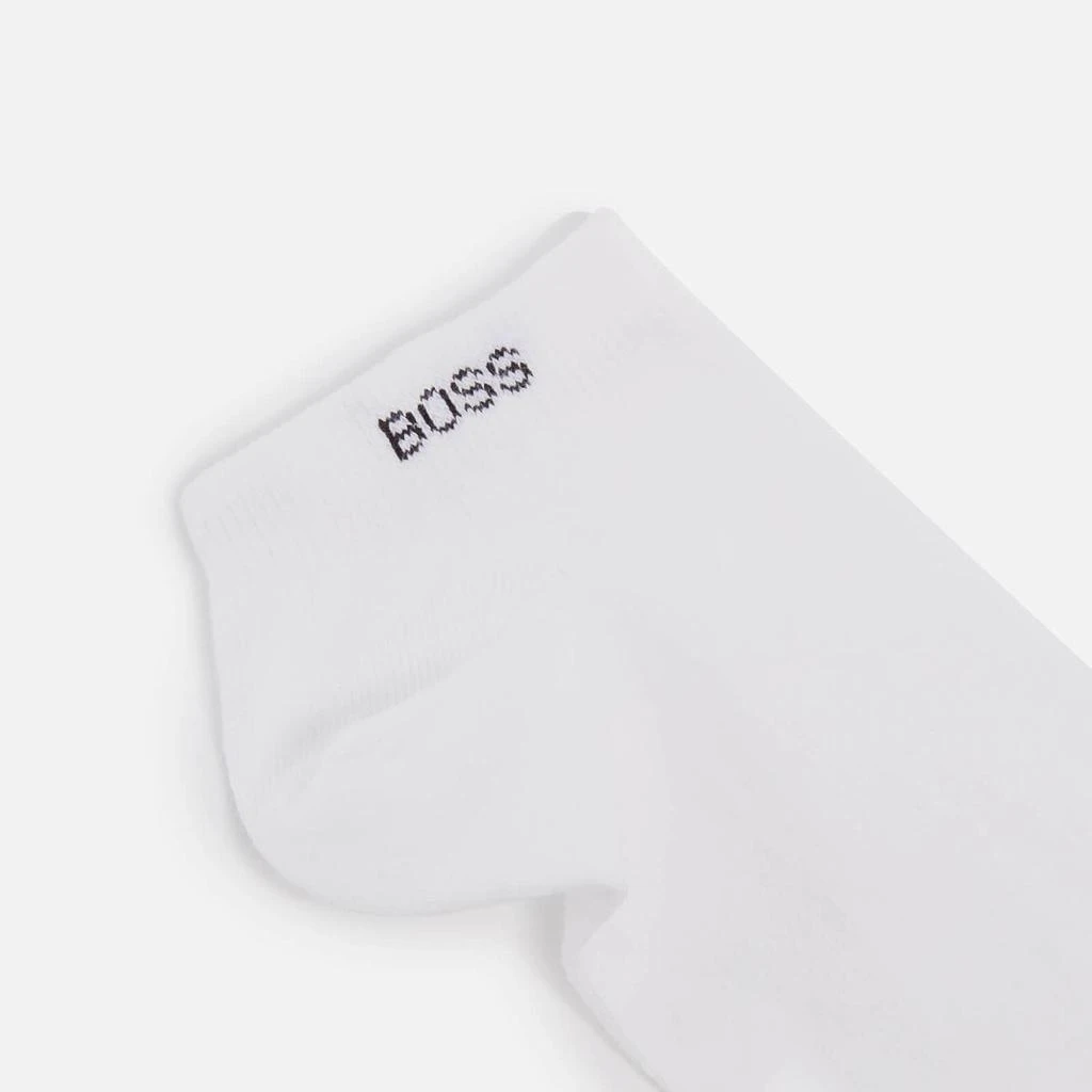 商品Hugo Boss|BOSS Bodywear Two-Pack Logo-Detailed Cotton-Blend Ankle Socks,价格¥68,第3张图片详细描述