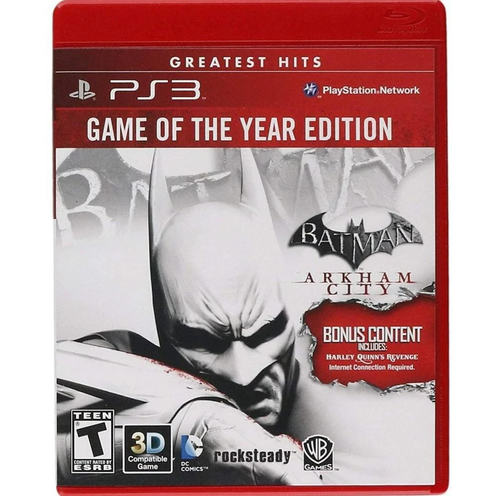 商品Warner Bros.|Batman: Arkham City Game of the Year Edition (Greatest Hits) - PlayStation 3,价格¥374,第1张图片