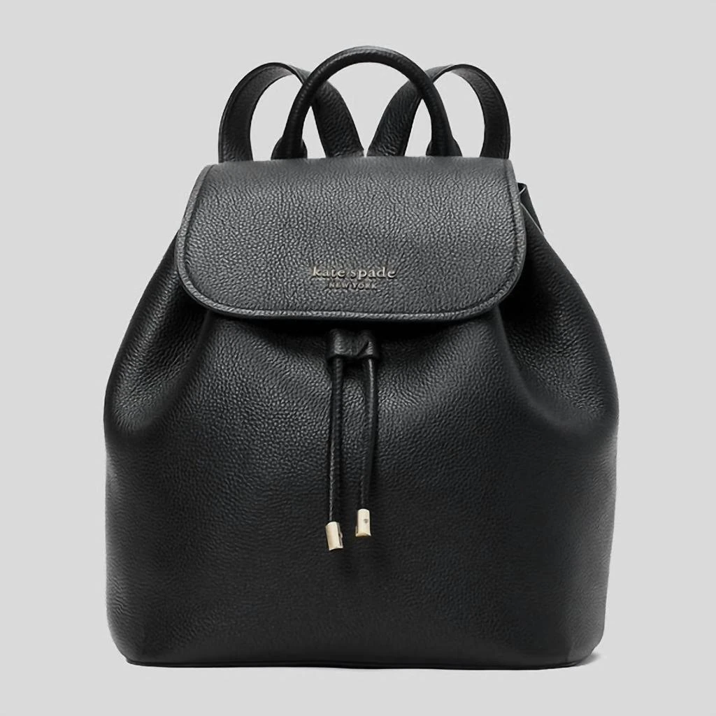 商品Kate Spade|Sinch Pebbled Leather Backpack In Black,价格¥1598,第1张图片