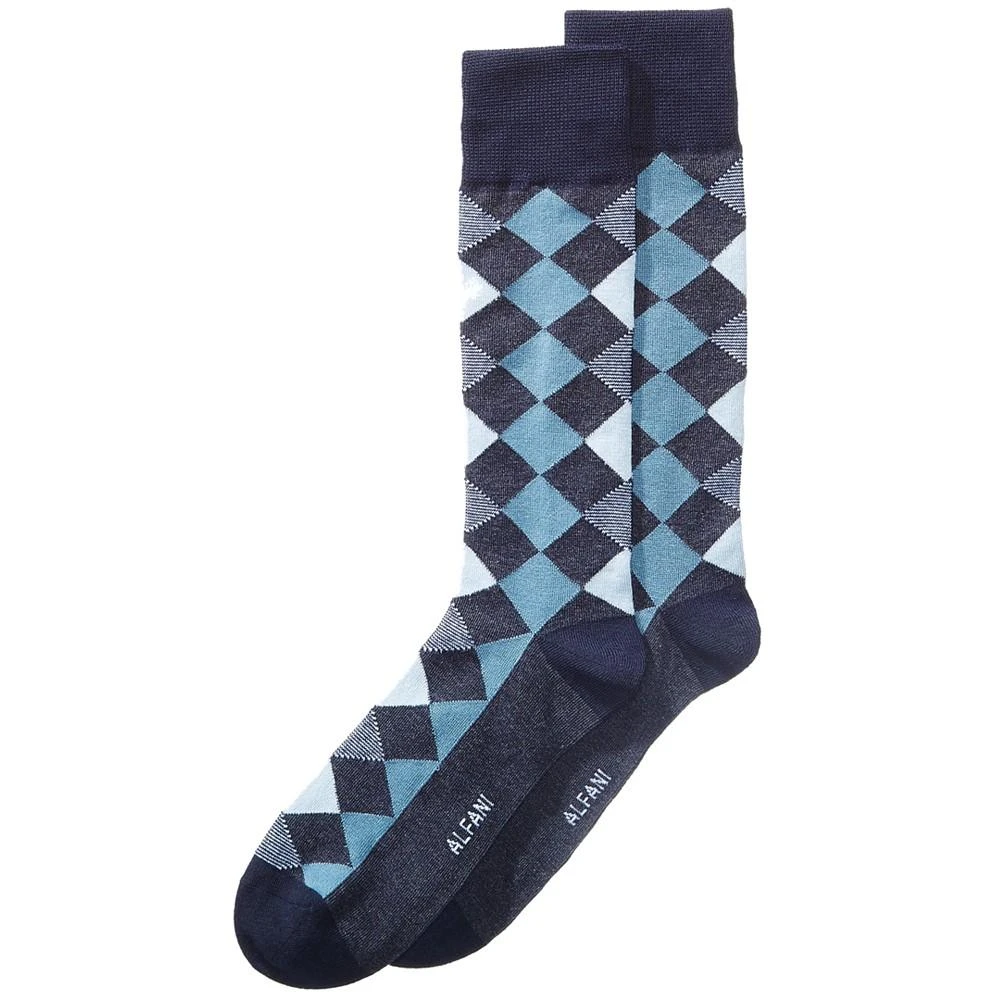 商品Alfani|Men's Diamond Dress Socks, Created for Macy's,价格¥30,第1张图片