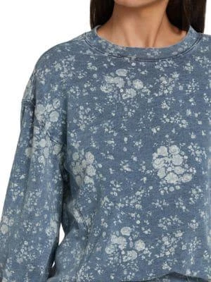 商品Splendid|Floral Cotton Sweatshirt,价格¥271,第4张图片详细描述