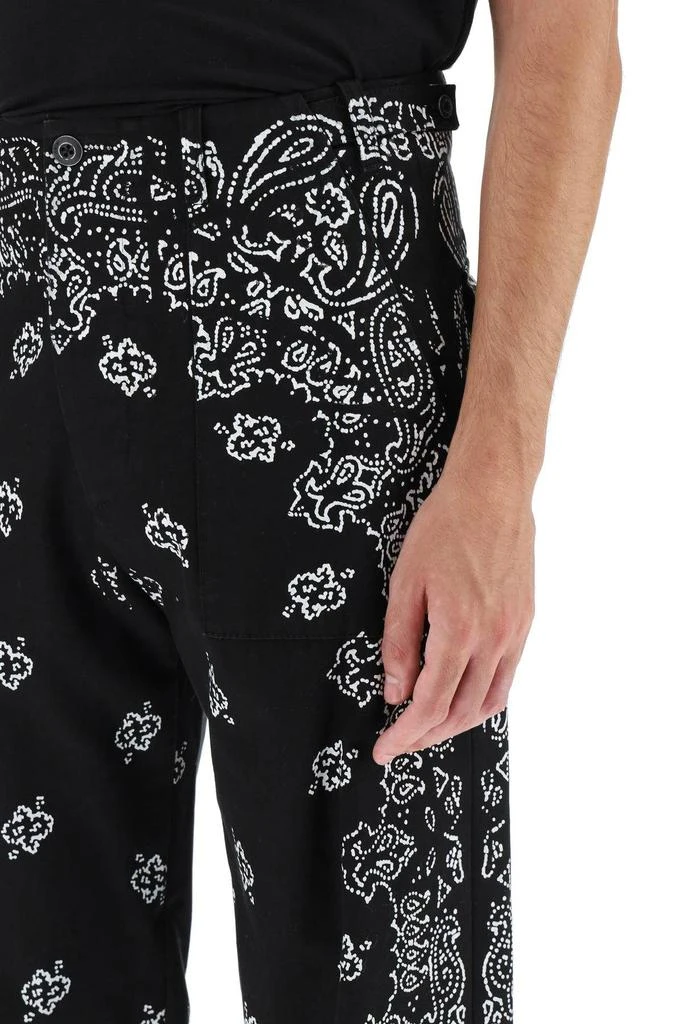 商品AMIRI|BANDANA PRINT COTTON PANTS,价格¥3233,第5张图片详细描述