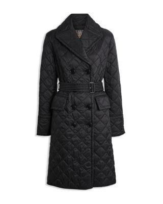 Double-Breasted Quilted Trench Coat 商品