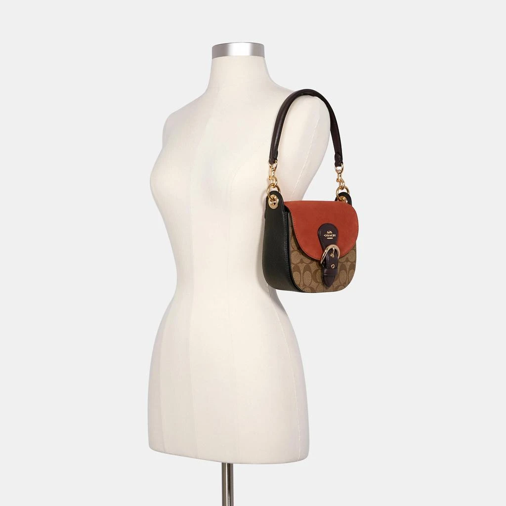 商品Coach|女士 蔻驰 Kleo系列 腋下包 斜挎包,价格¥1118,第3张图片详细描述