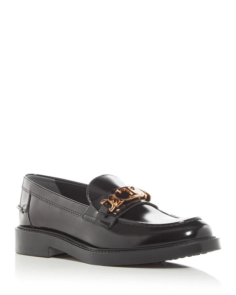 商品Tod's|Women's T Chain Moc Toe Loafers,价格¥3893,第1张图片
