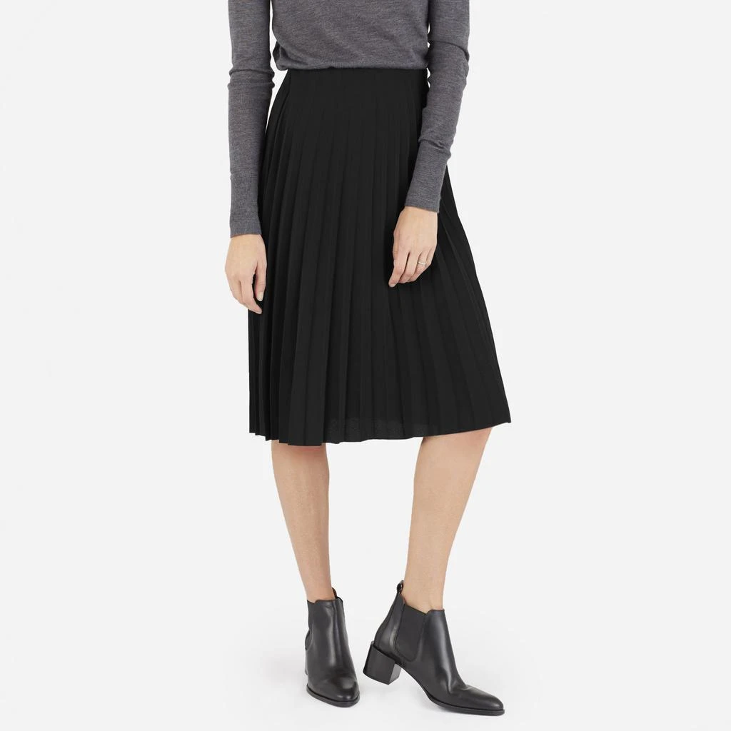 商品Everlane|及膝百褶裙,价格¥325,第2张图片详细描述