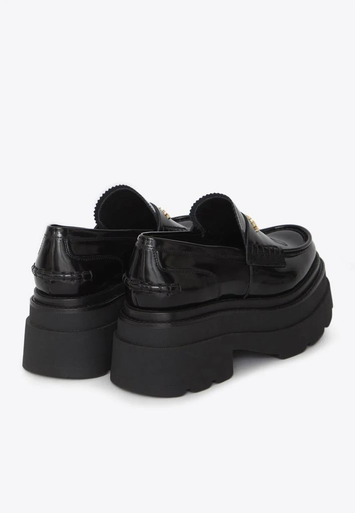 商品Alexander Wang|Carter Platform Loafers in Calf Leather,价格¥8654,第3张图片详细描述