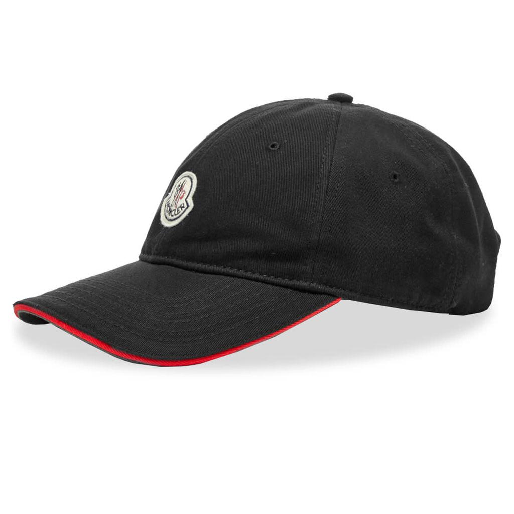 Moncler Logo Baseball Black Cap商品第2张图片规格展示