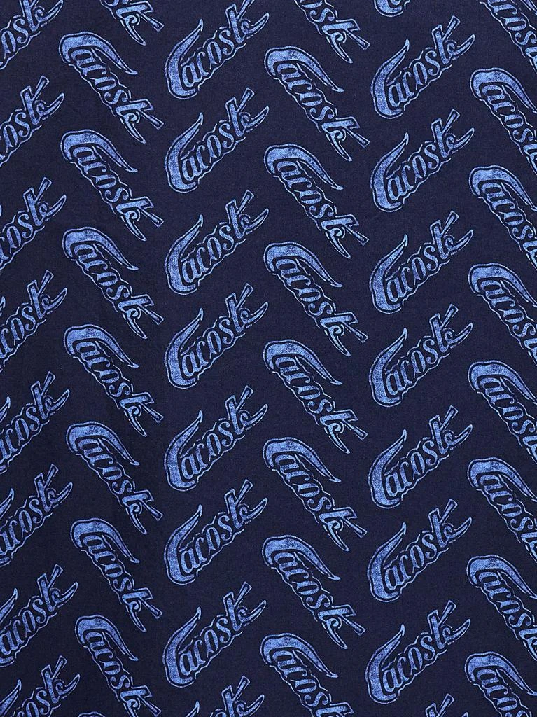 商品Lacoste|Logo Print Shirt Shirt, Blouse Blue,价格¥532,第4张图片详细描述