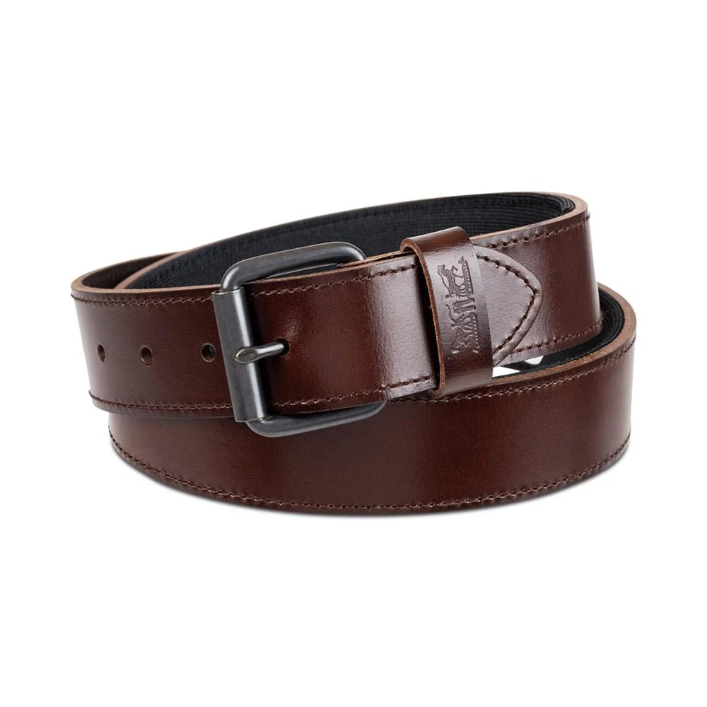 商品Levi's|Men's Classic Leather Workwear Belt with Interior Padding,价格¥261,第1张图片