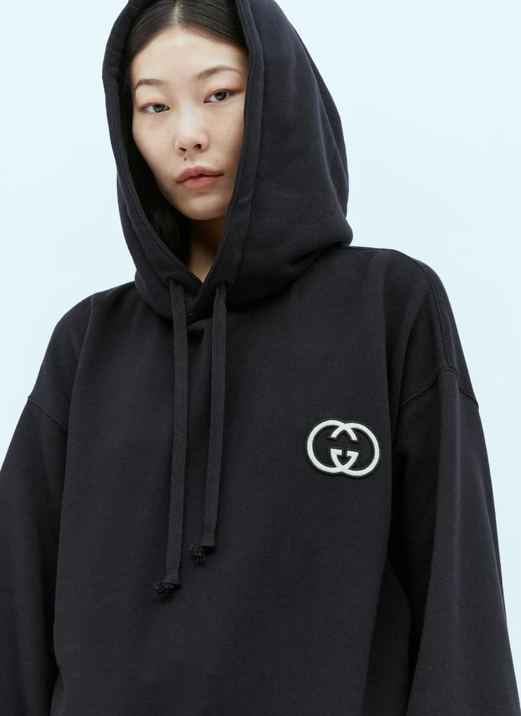 商品Gucci|Maxi Interlocking GG Hooded Sweatshirt,价格¥4396,第1张图片