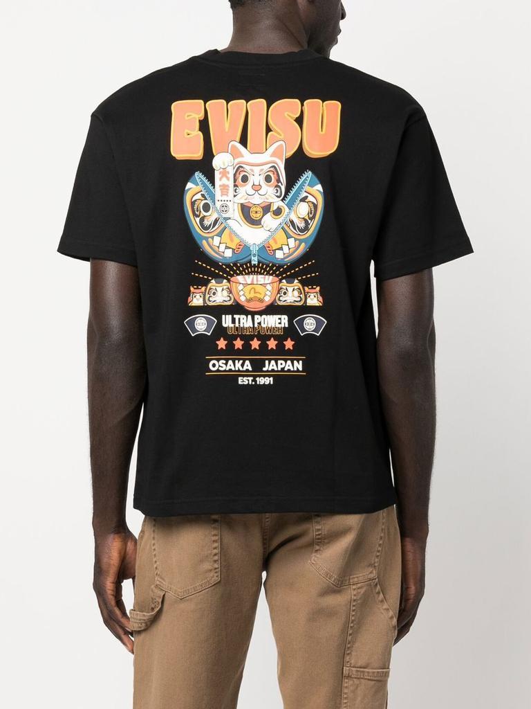 商品Evisu|EVISU - Cotton Logo T-shirt,价格¥875,第4张图片详细描述
