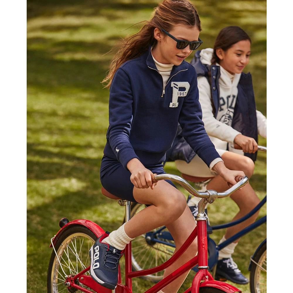 Big Girls Long Sleeves Letterman Fleece Pullover 商品