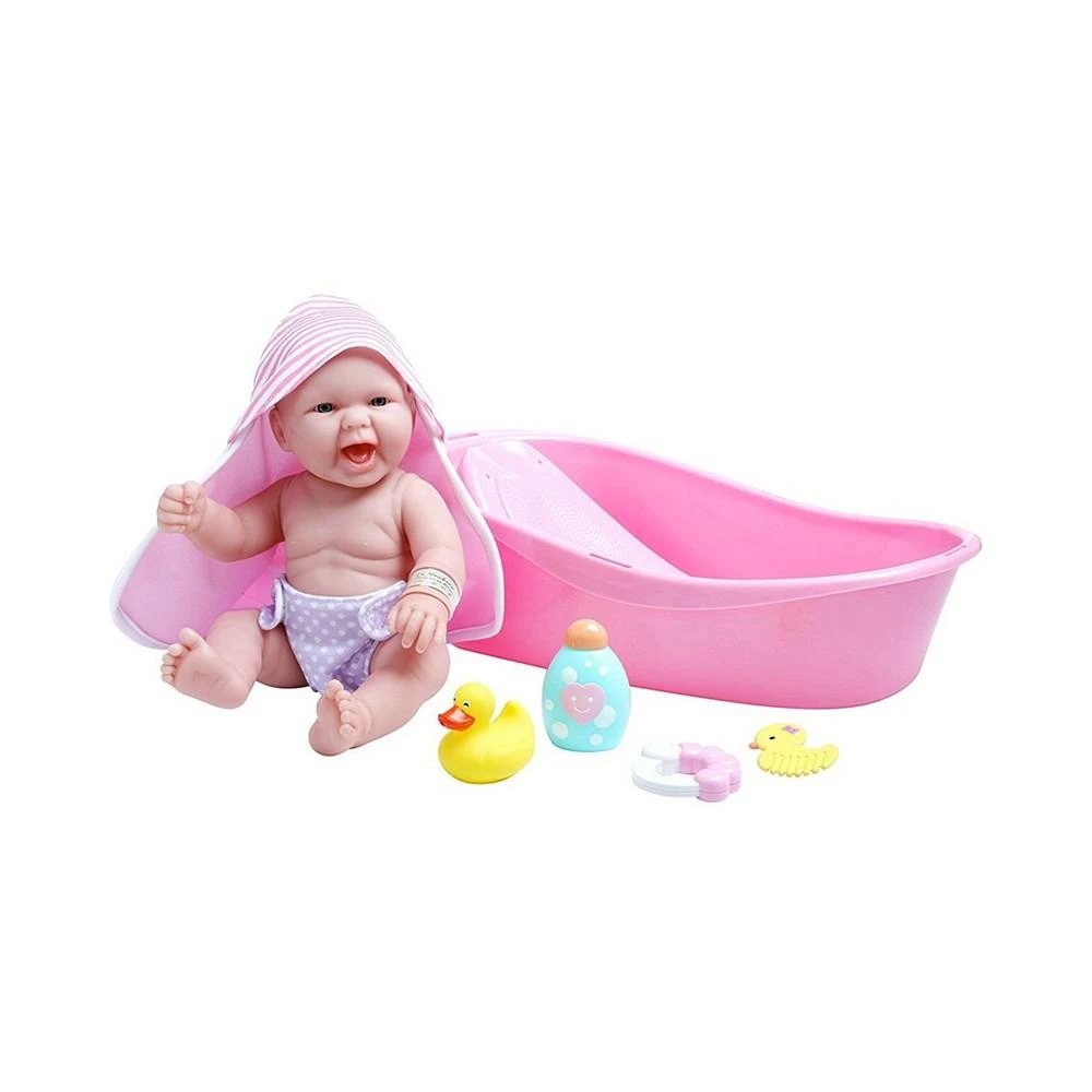 商品JC TOYS|La Newborn 12" Baby Doll 10 Pcs Bathtub Gift Set,价格¥224,第5张图片详细描述