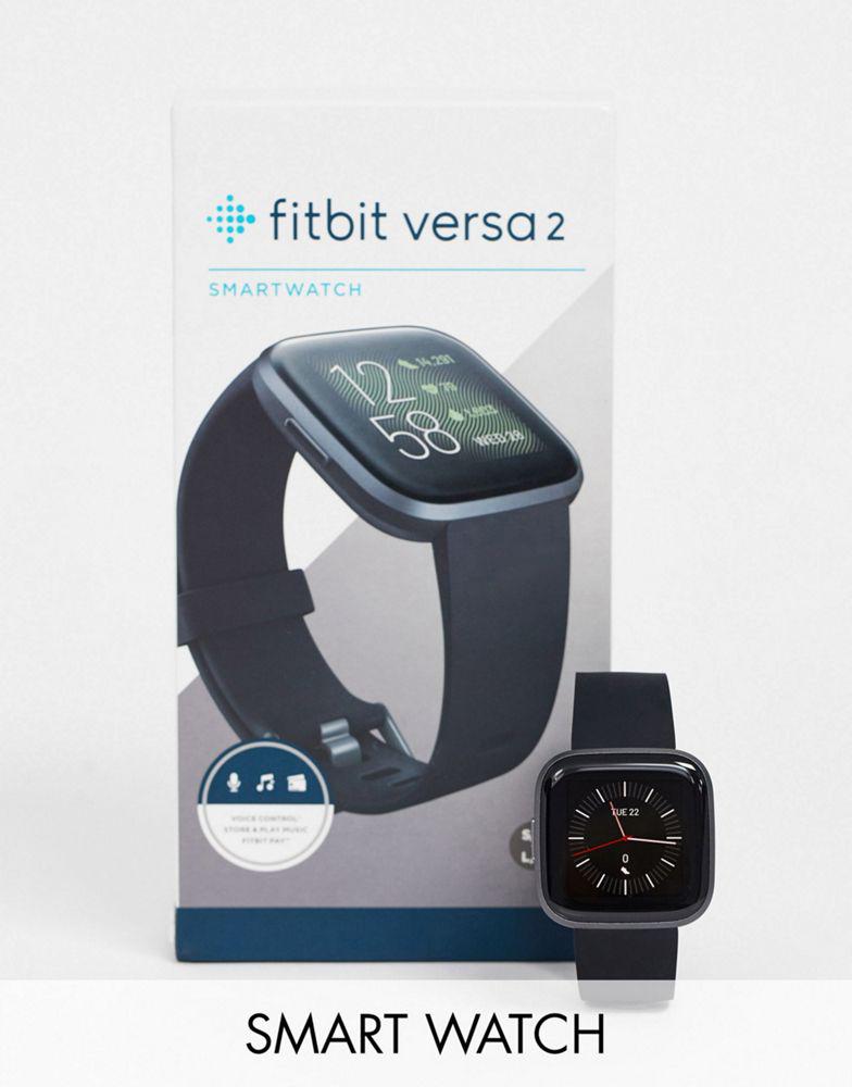Fitbit Versa 2 smart watch in black商品第1张图片规格展示