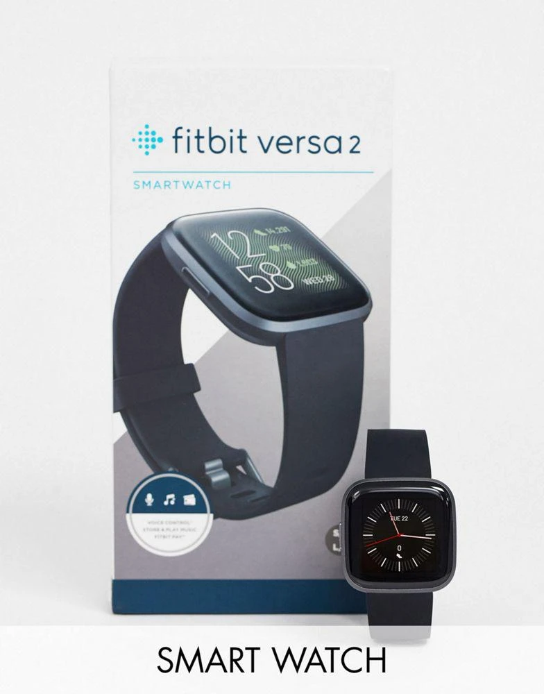 商品Fitbit|Fitbit Versa 2 smart watch in black,价格¥1382,第1张图片