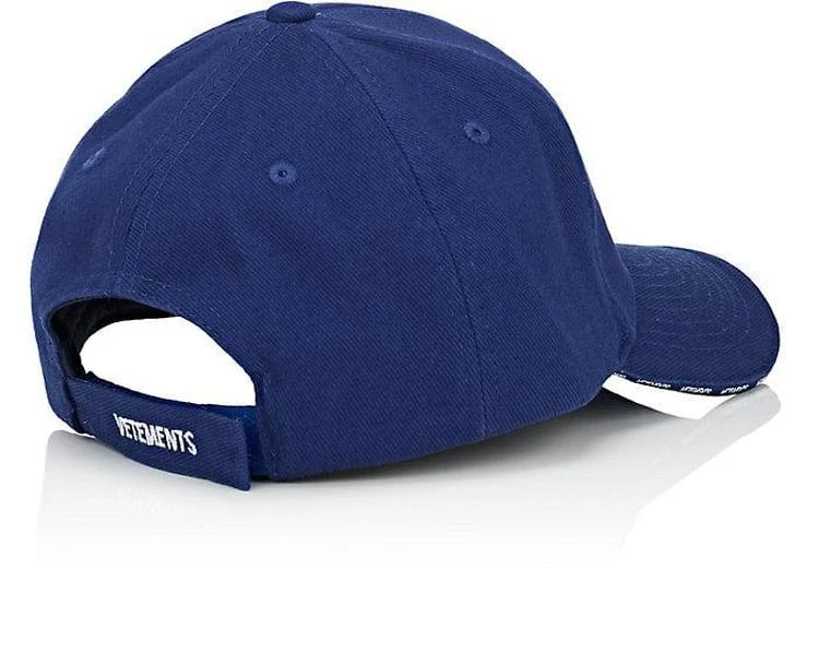 商品Vetements|Haute Couture-Embroidered Cotton Baseball Hat,价格¥1622,第2张图片详细描述