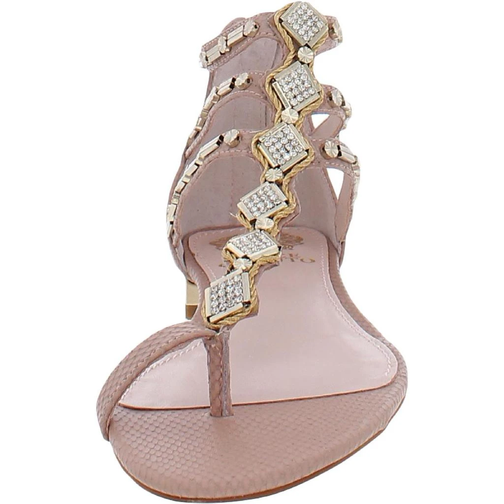 商品Vince Camuto|Vince Camuto Womens Hanelli Leather Toe-Loop T-Strap Sandals,价格¥464,第2张图片详细描述