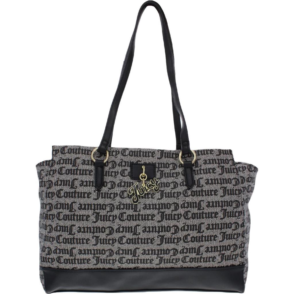 Juicy Couture Love Lock Women's Faux Leather Printed Signature Satchel Handbag商品第1张图片规格展示