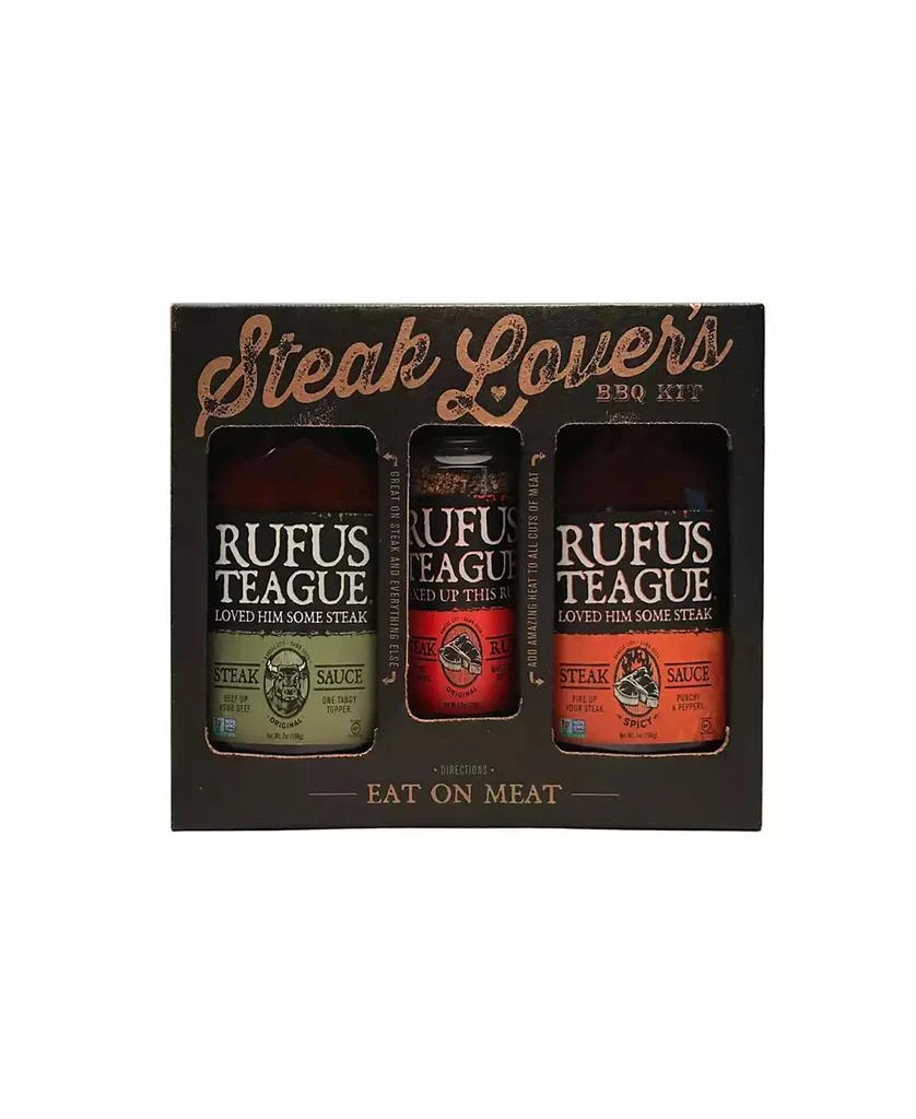 商品Alder Creek Gift Baskets|Rufus Teague Steak Lover's Sauce Kit, Set of 3,价格¥277,第1张图片