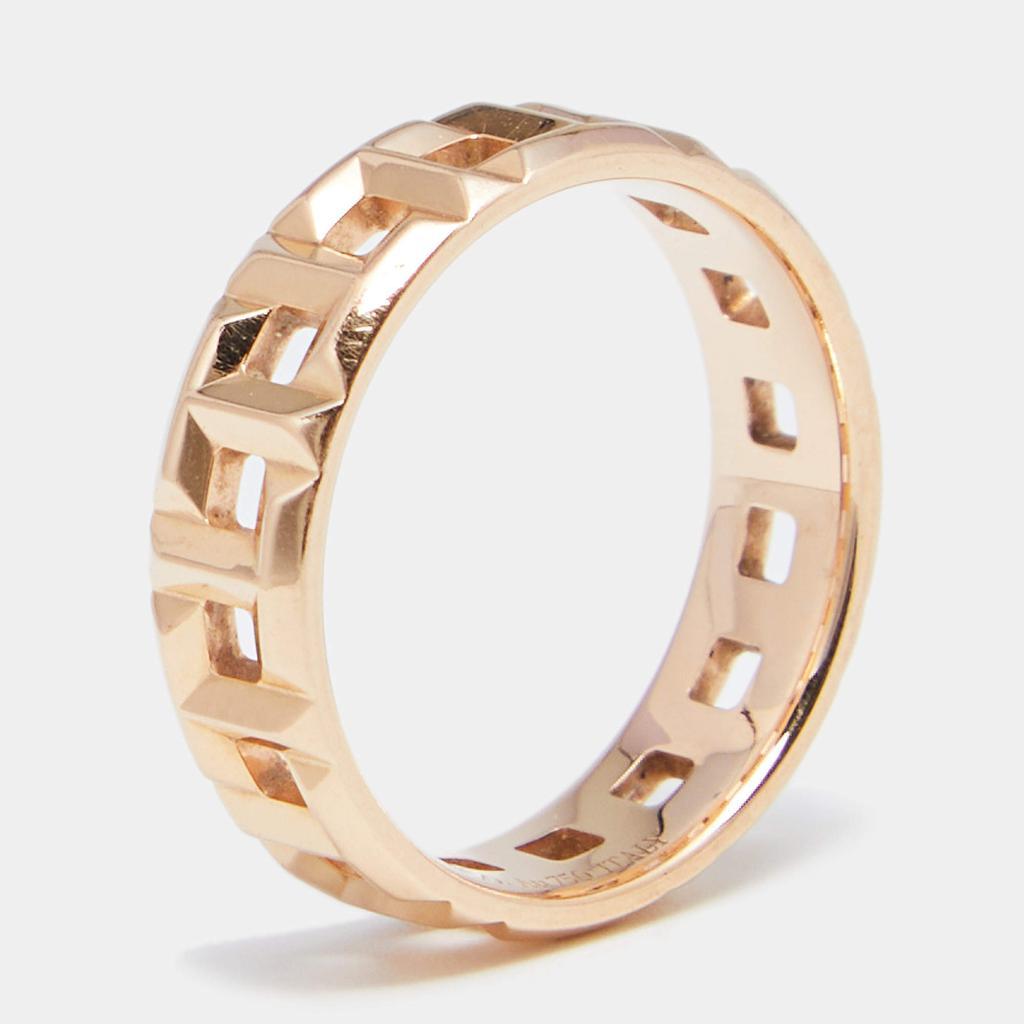 商品[二手商品] Tiffany & Co.|Tiffany & Co.  Tiffany T True Wide 18K Rose Gold Band Ring 51,价格¥10197,第1张图片