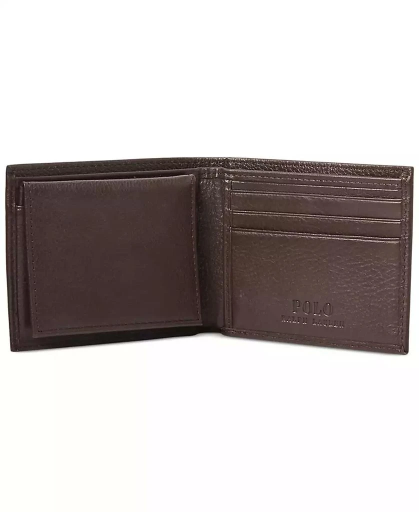 商品Ralph Lauren|Men's Pebbled Leather Passcase,价格¥742,第3张图片详细描述