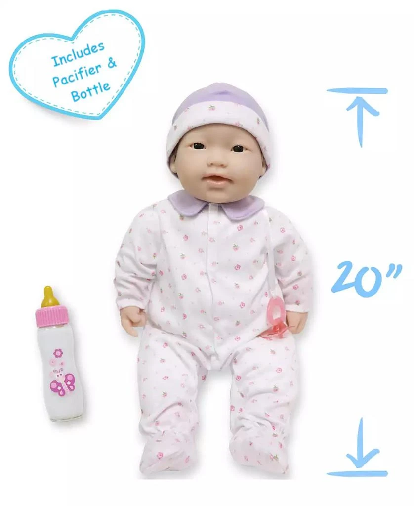 商品JC TOYS|La Baby Asian 20" Soft Body Baby Doll Purple Outfit,价格¥226,第2张图片详细描述