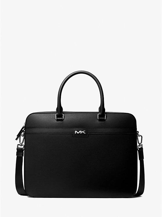 商品Michael Kors|Cooper Textured Faux Leather Briefcase,价格¥892,第1张图片