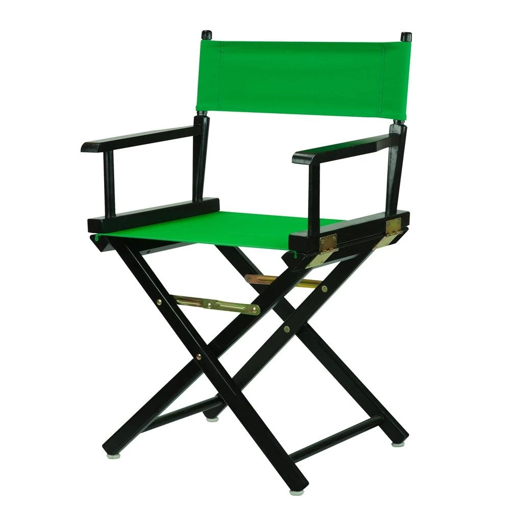 商品Casual Home|18" Director's Chair Black Frame-Green Canvas,价格¥874,第2张图片详细描述