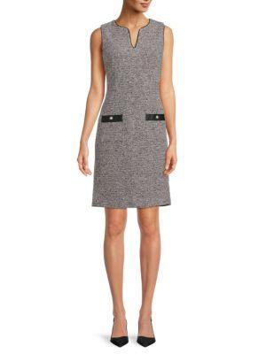 商品Karl Lagerfeld Paris|Jacquard Sheath Dress,价格¥446,第1张图片