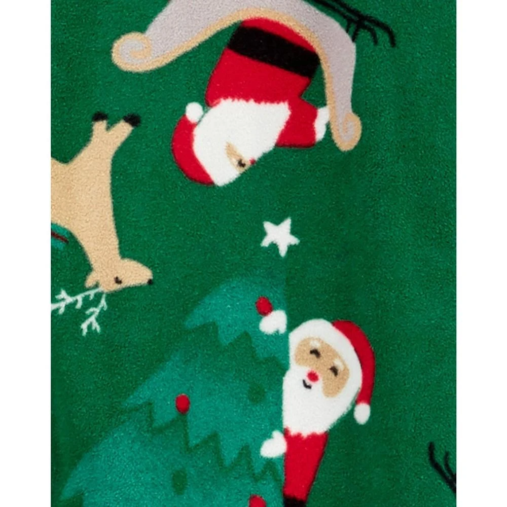 商品Carter's|Big Kids One-Piece Santa Fleece Footie Pajama,价格¥67,第3张图片详细描述