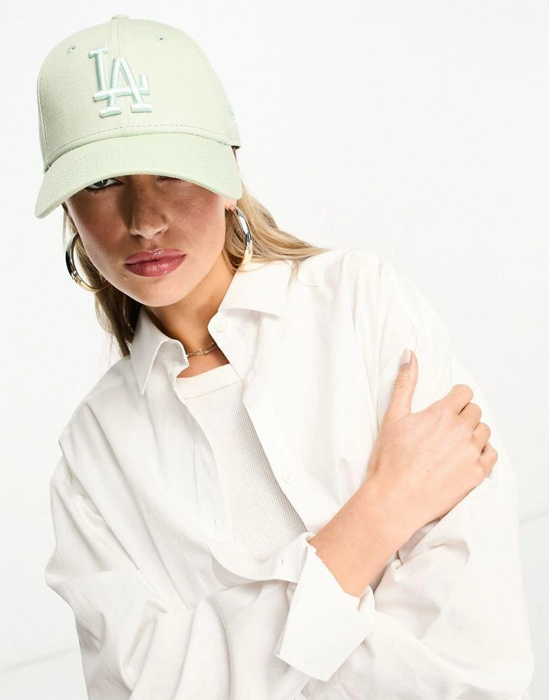 商品New Era|New Era 9Forty LA cap in light green,价格¥98,第1张图片