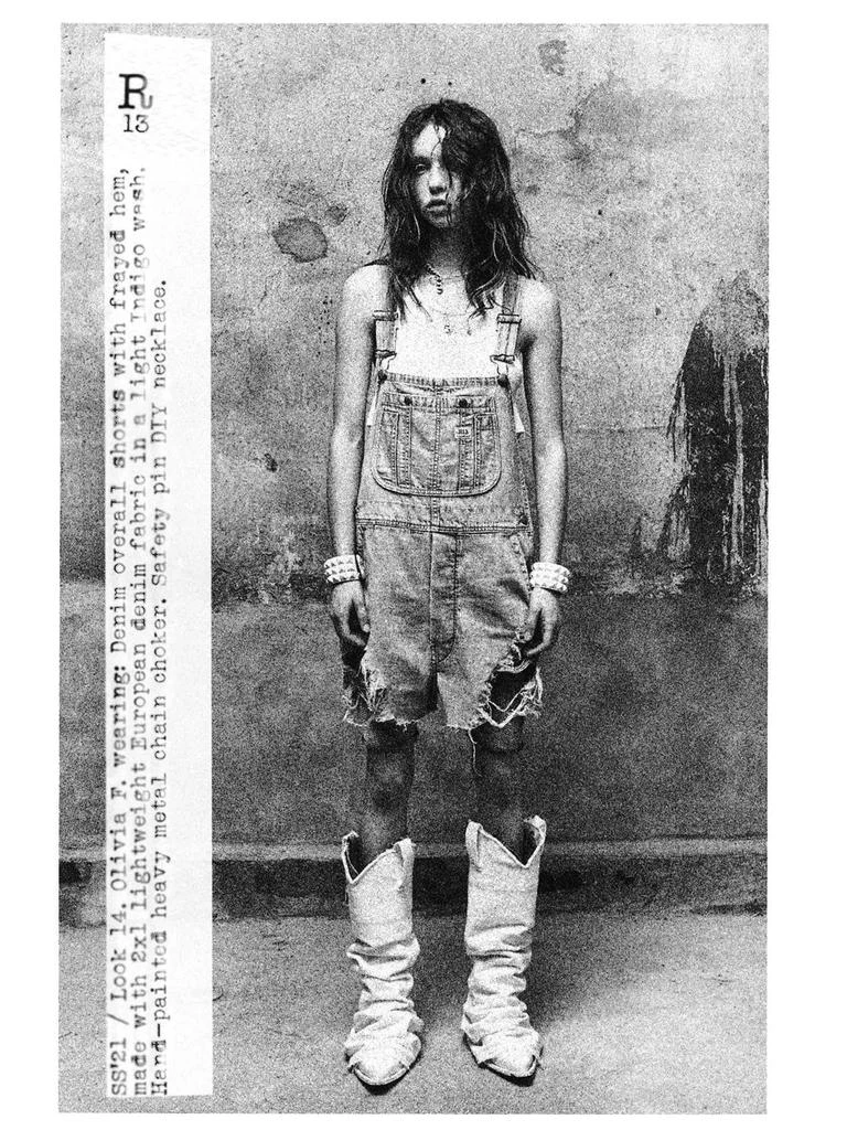 商品R13|Short Denim Overalls,价格¥2958,第1张图片详细描述
