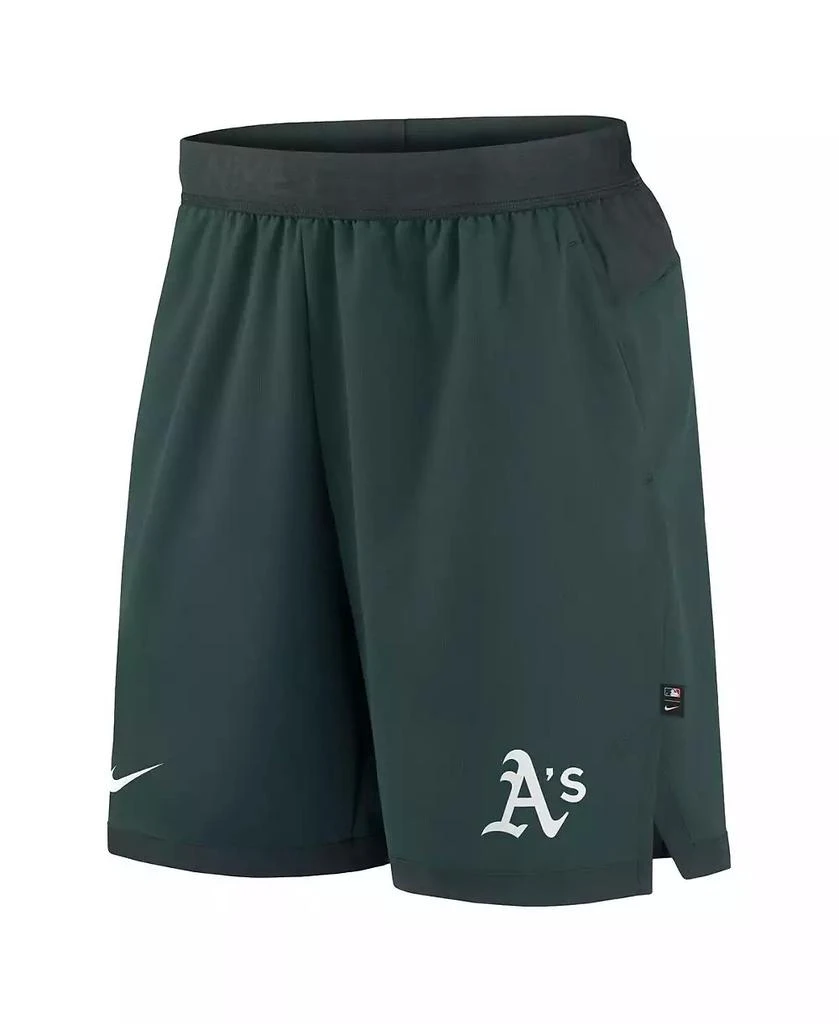 商品NIKE|Men's Green Oakland Athletics Authentic Collection Flex Vent Performance Shorts,价格¥456,第2张图片详细描述